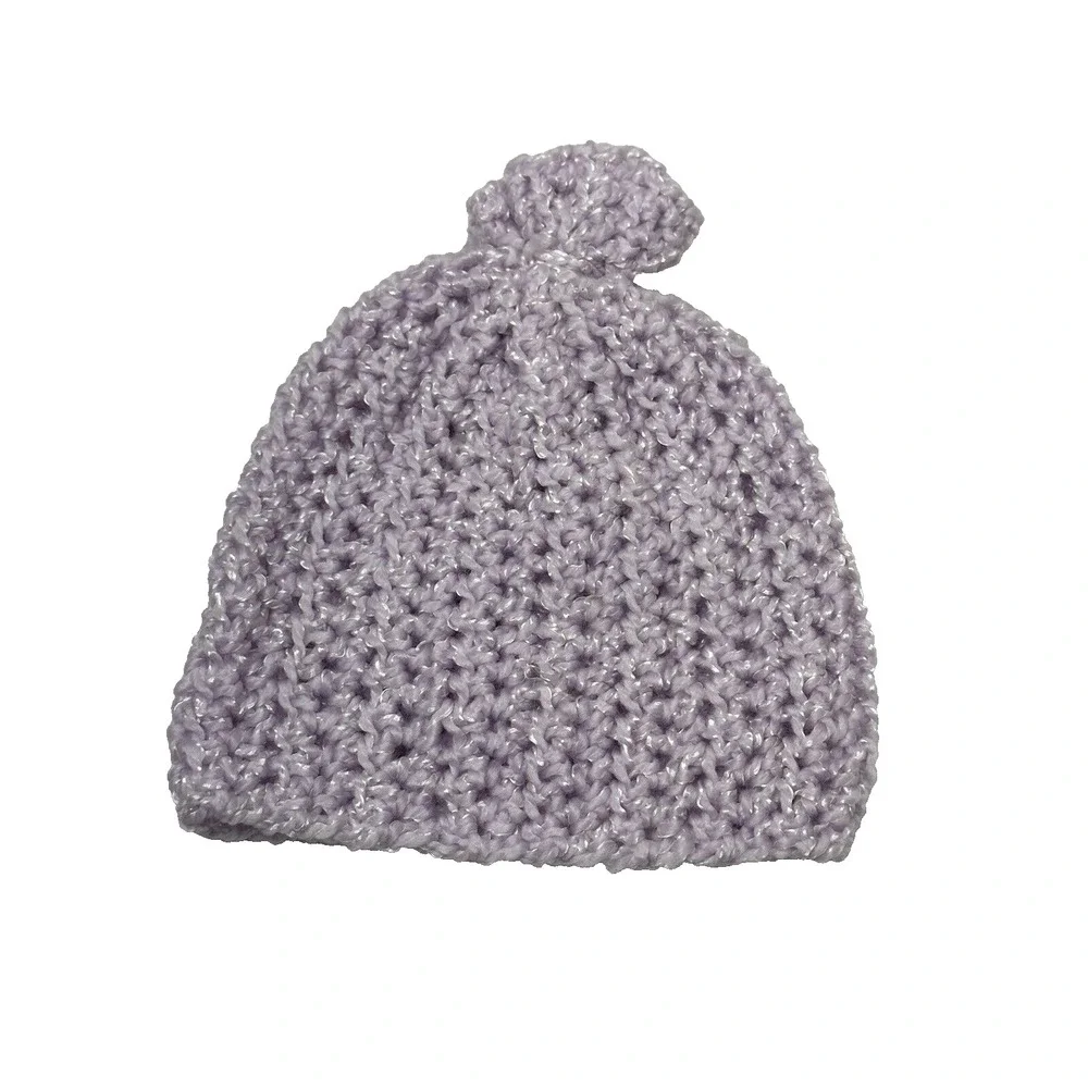 newborn baby hat NEW hand crocheted yarn‎